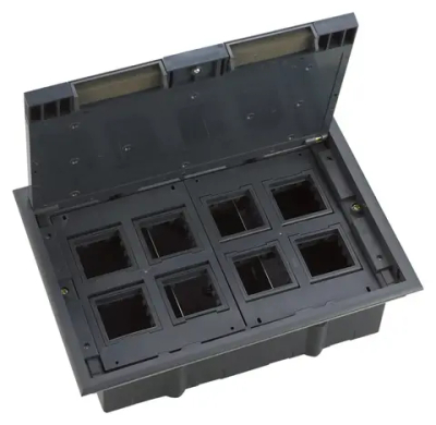 MultiDesk Люк на 16 модулей IP40 для фальшпола с монтажной коробкой, тип MDK10