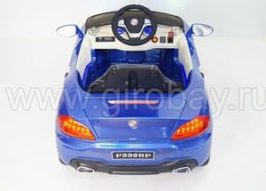 Детский электромобиль River Toys BMW P333BP синий фото №2
