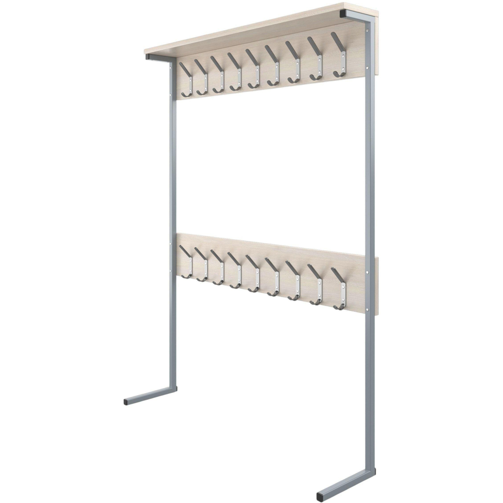 Вешалка MET_Комус Мебель 1-сторонняя дуб шамони св./серый