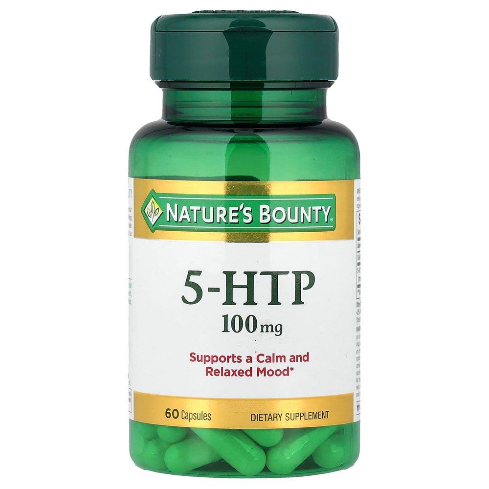 Nature's Bounty, 5-HTP, 60 капсул