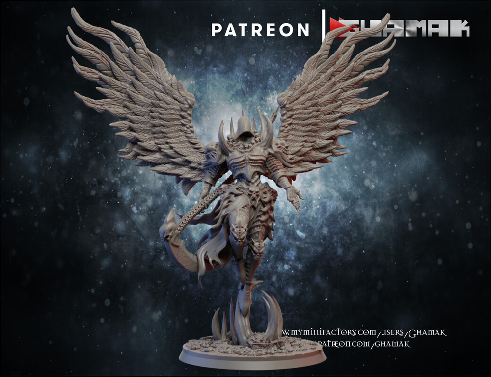 Grand Alliance Death Soulblight Gravelords Vampire Counts Grim Reaper Мрачный жнец миниатюра для dnd, днд, pathfinder, фентези, Настольная игра, НРИ, Варгейм, РПГ