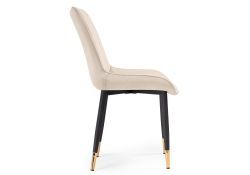Стул на металлокаркасе Seda 1 beige / gold / black