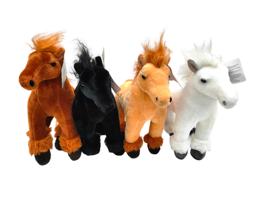 Мягкая игрушка Лошадка в ассорт. 22х25см