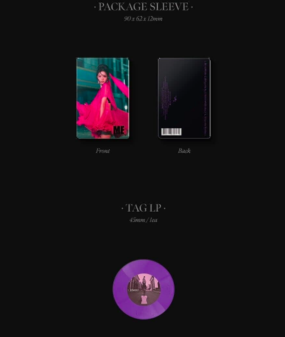 Альбом JISOO - ME [YG TAG ALBUM] (LP Ver.)