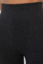 Лосины в рубчик утепленные (графит) Б14803-7М LT Collection