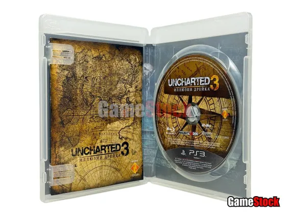 PS3 Uncharted 3: Drakes Deceptio/Иллюзии Дрейка (Б/У, Полностью на русском языке, BCES-01175)