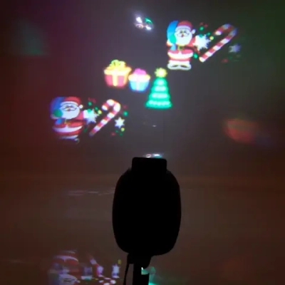 Проектор уличный «Новый год» XL-803 2 набора картинок (220V)