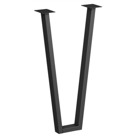 Подстолье V-образное  710 для барной стойки, цвет черный