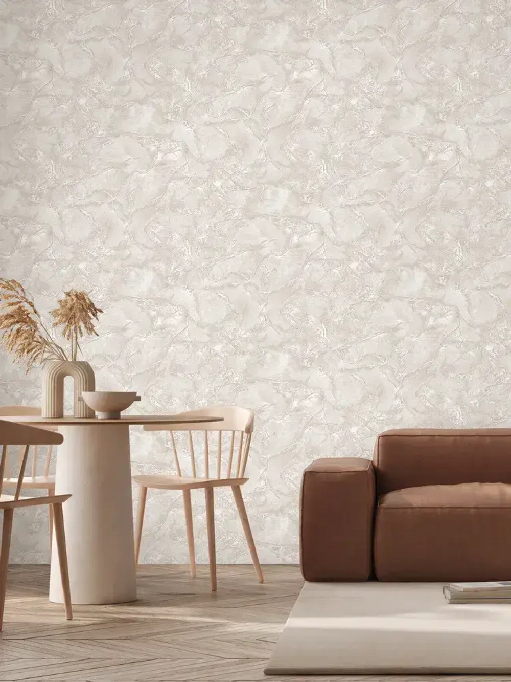 Обои флизелиновые 1,06 RENOWA 1075-17ОАВ Rossi Фактура камня Горная порода Под мрамор C антивандальным эффектом Моющиеся От производителя Метровые 1,06х10м