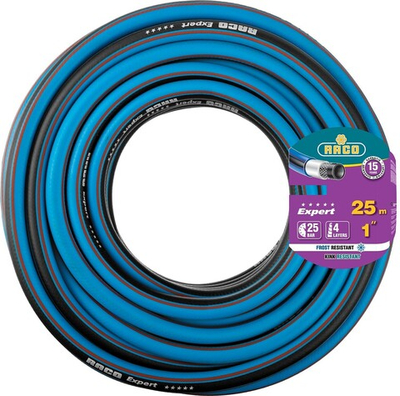RACO EXPERT, 1″, 25 м, 25 атм, четырёхслойный, армированный, поливочный шланг (40302-1-25)