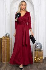 Платье Сияющий выход (винное) П14445-4М LT Collection