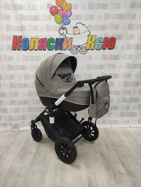 Коляска модульная 3в1 Farfello Molly Trio бежевый