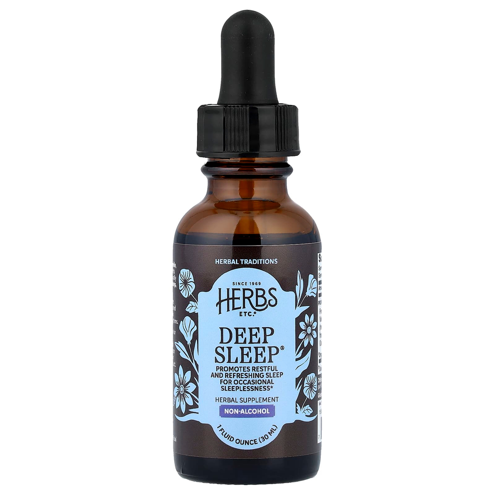 Herbs Etc., Deep Sleep®, без спирта, 30 мл (1 жидк. унция)