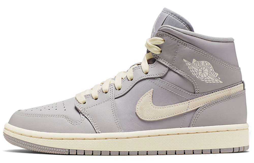 Кроссовки Jordan Air Jordan 1 Mid "Light Bone" (Женская размерная сетка)
