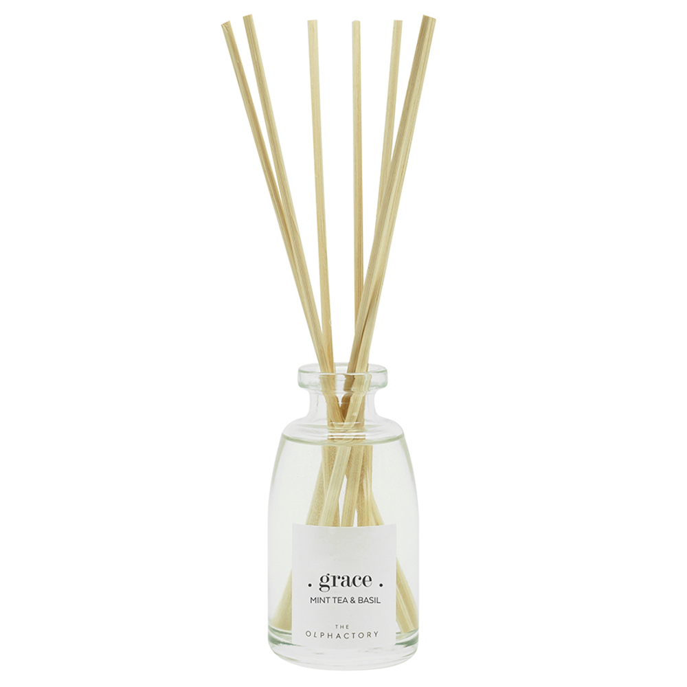 Диффузор ароматический 100мл Ambientair The Olphactory GRACE Мята и бализик