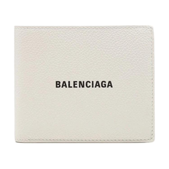Balenciaga Leather Wallet Men"s White