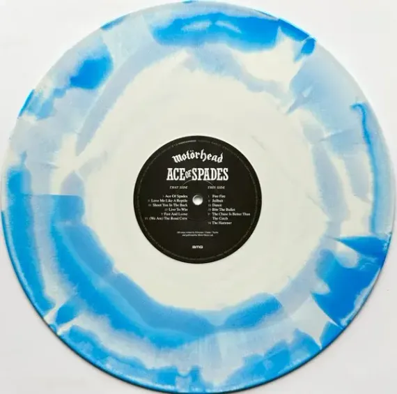 Motorhead – Ace Of Spades - Blue And White - LP