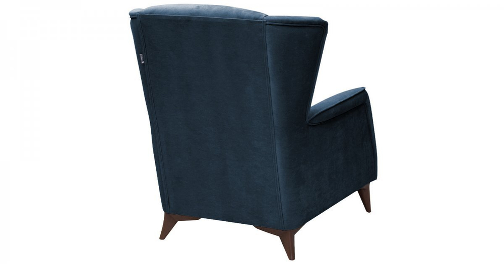 Кресло для отдыха Эшли велюр темный лазурный