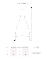 Шапочка Mjölk Солнце и Луна NEW
