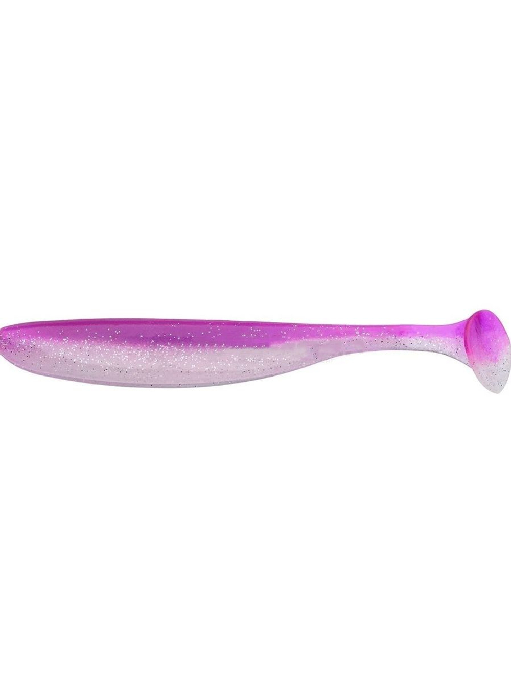 Приманка силиконовая Keitech Easy Shiner 4" PAL #01 Chartreuse Red Flake, 3 упаковки по 7 штук