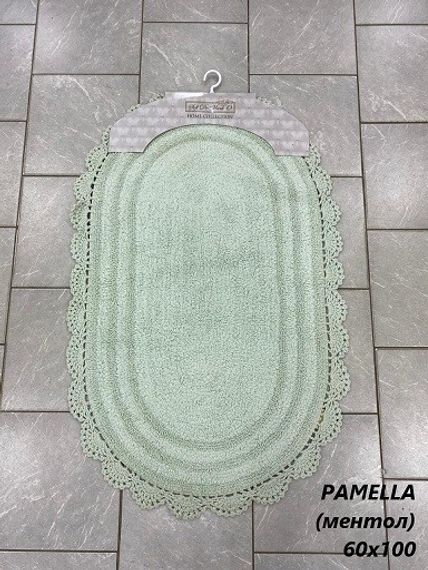 Коврик кружево 60х100 PAMELLA (ментол)
