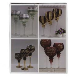 GAEM Набор из 3-х подсвечников, L33,5 W16 H42 см