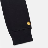  Толстовка мужская Carhartt WIP Chase Sweatshirt артикул:I033660_black - купить в магазине Дайс