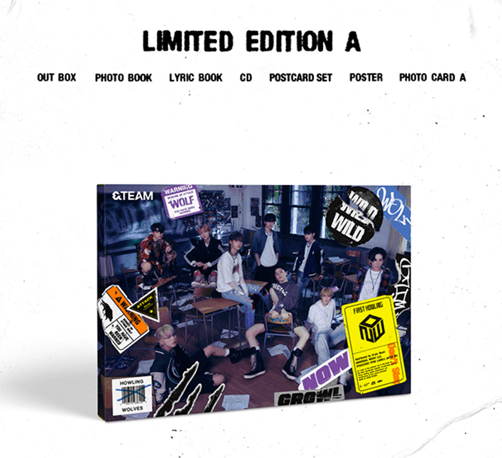 Альбом &TEAM - 1st ALBUM First Howling : NOW LIMITED EDITION A