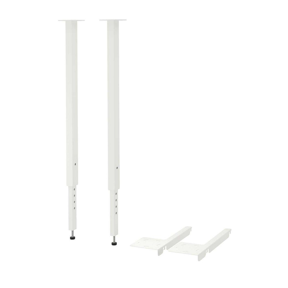 IKEA Пара ног, белый BOAXEL