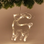 Фигура светодиодная «Олень» 12х17 см (батарейки 3 ААА), 1 реж, Теплый белый