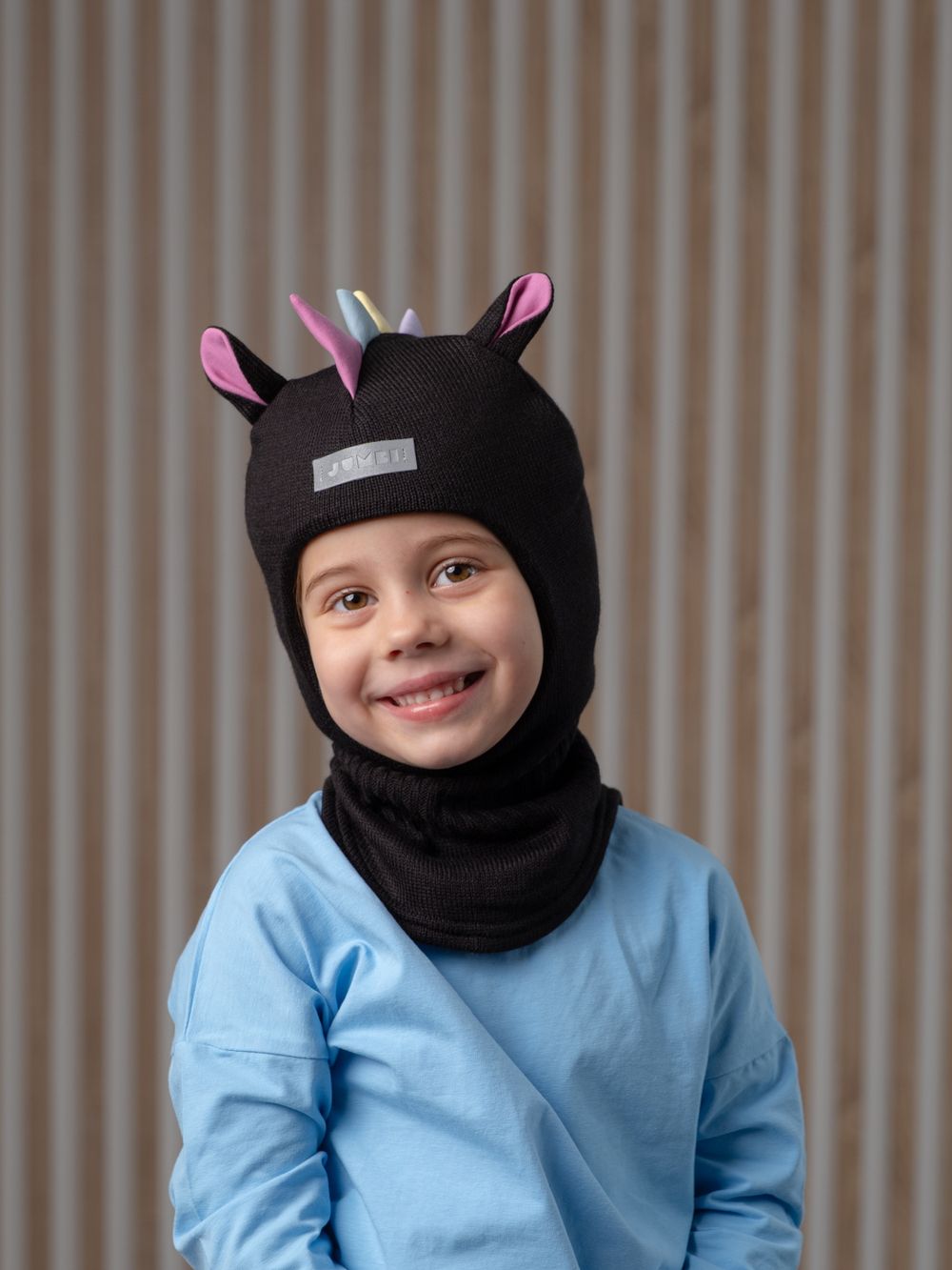 Шлем зимний вязаный (Черный) UNIC