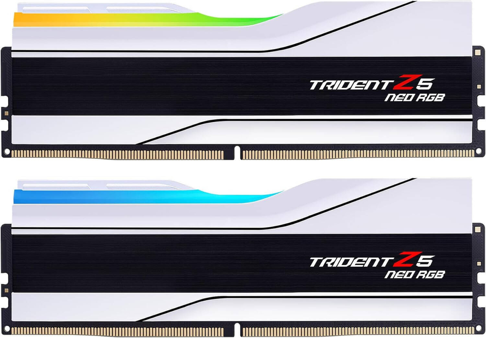 Оперативная память G.Skill Trident Z5 Neo RGB — DDR5 6000 / 6400 МГц— 32 ГБ / 64 ГБ черная/белая RGB AMD EXPO.