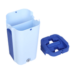 VETTA Набор для уборки с вертик.отжимом: ведро 12Л, поворотная швабра 32х124см, 2 насадки 32х12см