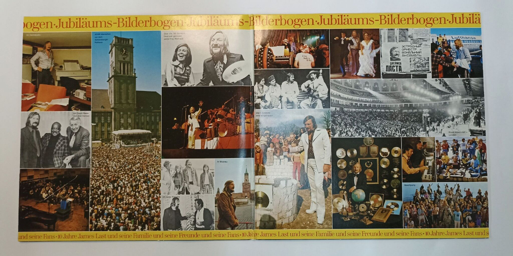 Винтажная виниловая пластинка LP James Last Non Stop Dancing 20 Jubilaums Ausgabe 2LP (Germany 1975)