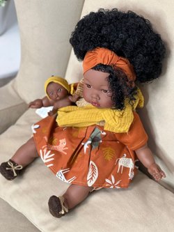 Кукла Nines 40см Alika мягконабивная в пакете (N3720K)