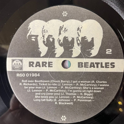 Винтажная виниловая пластинка LP The Beatles Rare (Россия 1993)