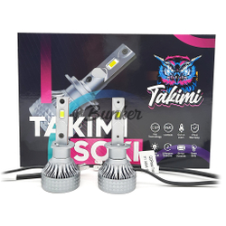 Светодиодные автомобильные LED лампы TaKiMi Soki H1 5500K 12/24V