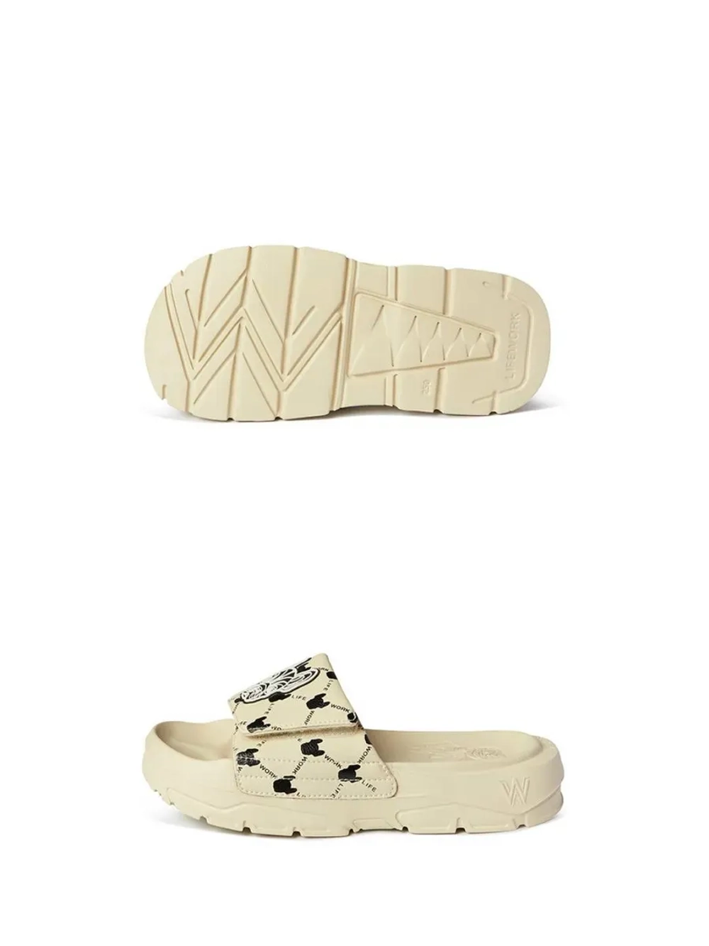 Шлепанцы на липучке spacerun (ladogram)