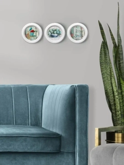 Картины на стену интерьерные на холсте 3 шт. 17.5 см