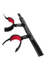 Черный ошейник с наручниками на липучках (Цвет: черный)