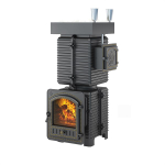 Печь для бани Эверест "Легкий пар Профи" под обкладку Б/В (по-серому)