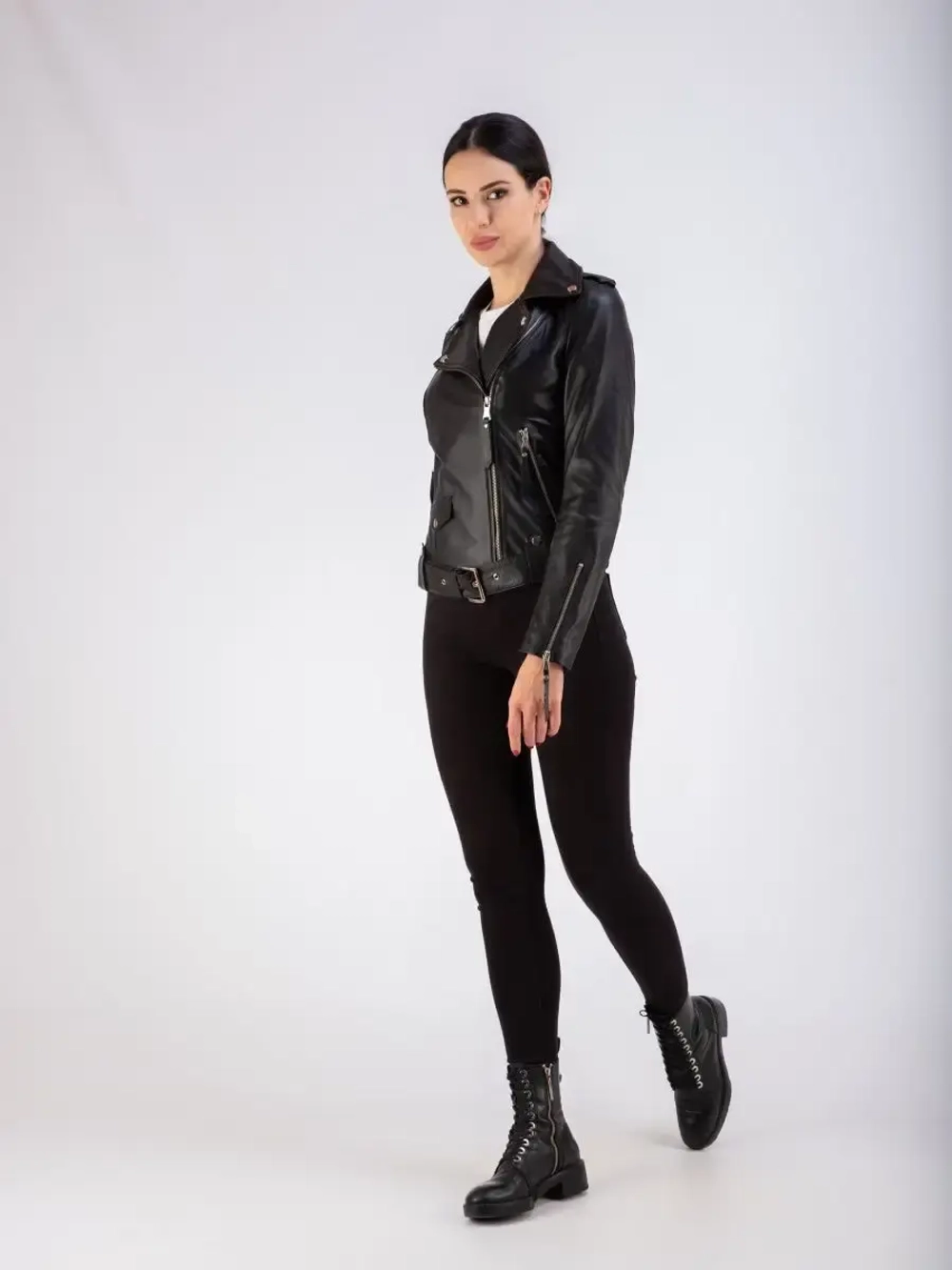 Косуха кожаная из натуральной кожи Турция