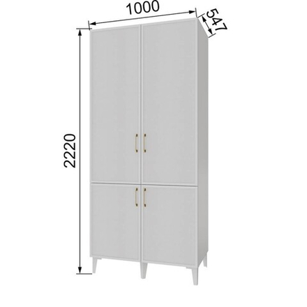Толедо (Domani) ТШ-22 Шкаф 1000*547*2220мм
