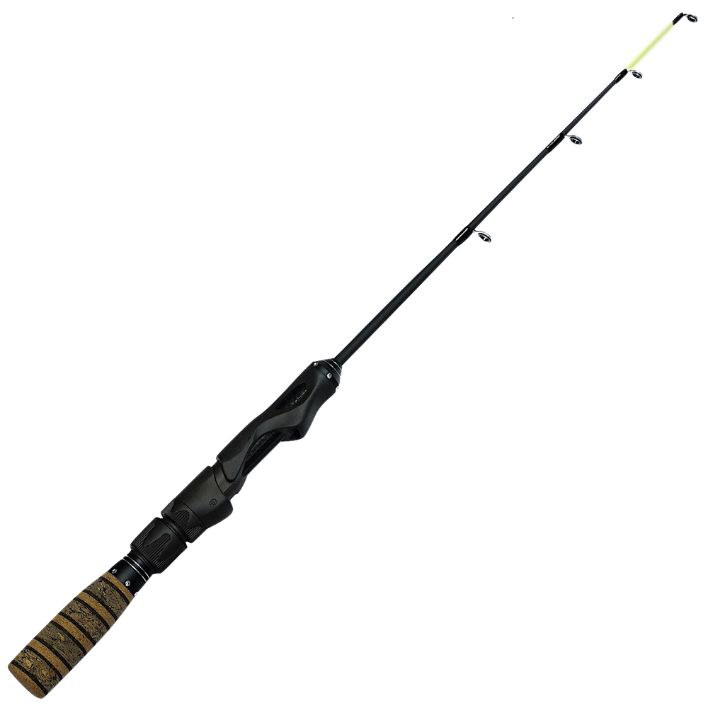 Удочка зимняя для блеснения Штекерная Kaida Gold Shark 500 Hard 50см Ручка пробка 1колено 4кольца
