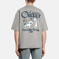Футболка Haided OUTDOOR RLXD HW TEE muted.grey