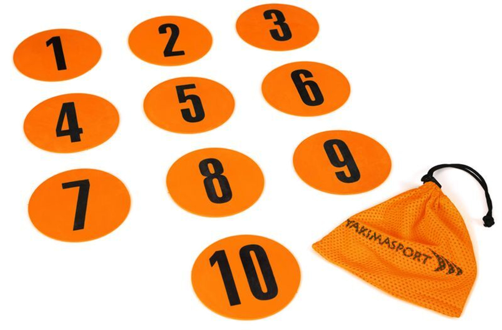 Маркер тренировочный Yakimasport Numbered 1-10 Markings 10P