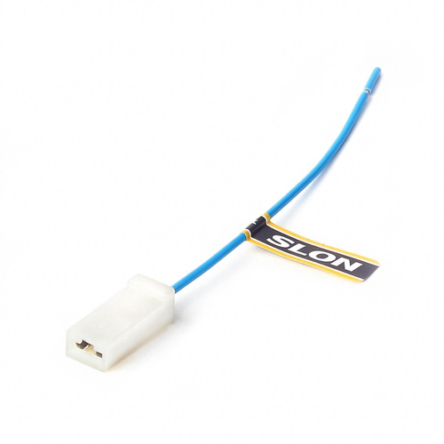 Колодка с проводом разъем мама 1-контактная 6,3