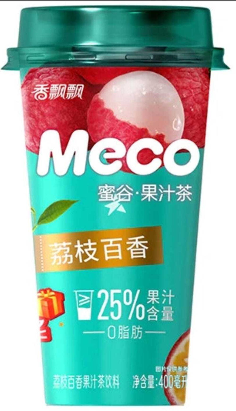 Фруктовый чай Meco со вкусом маракуйя и личи 400мл