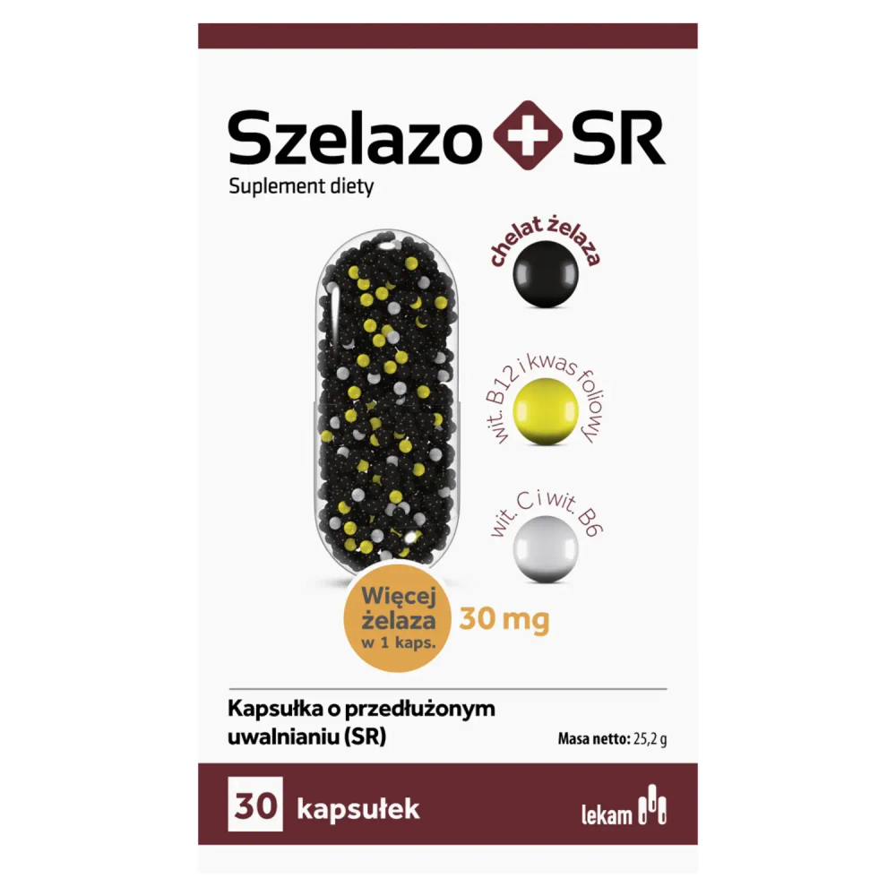Железо+SR - 30 капсул с пролонгированным высвобождением