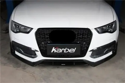 Карбоновая губа для AUDI A5 S LINE & S5 2012-2016 B8.5 Ауди обвес